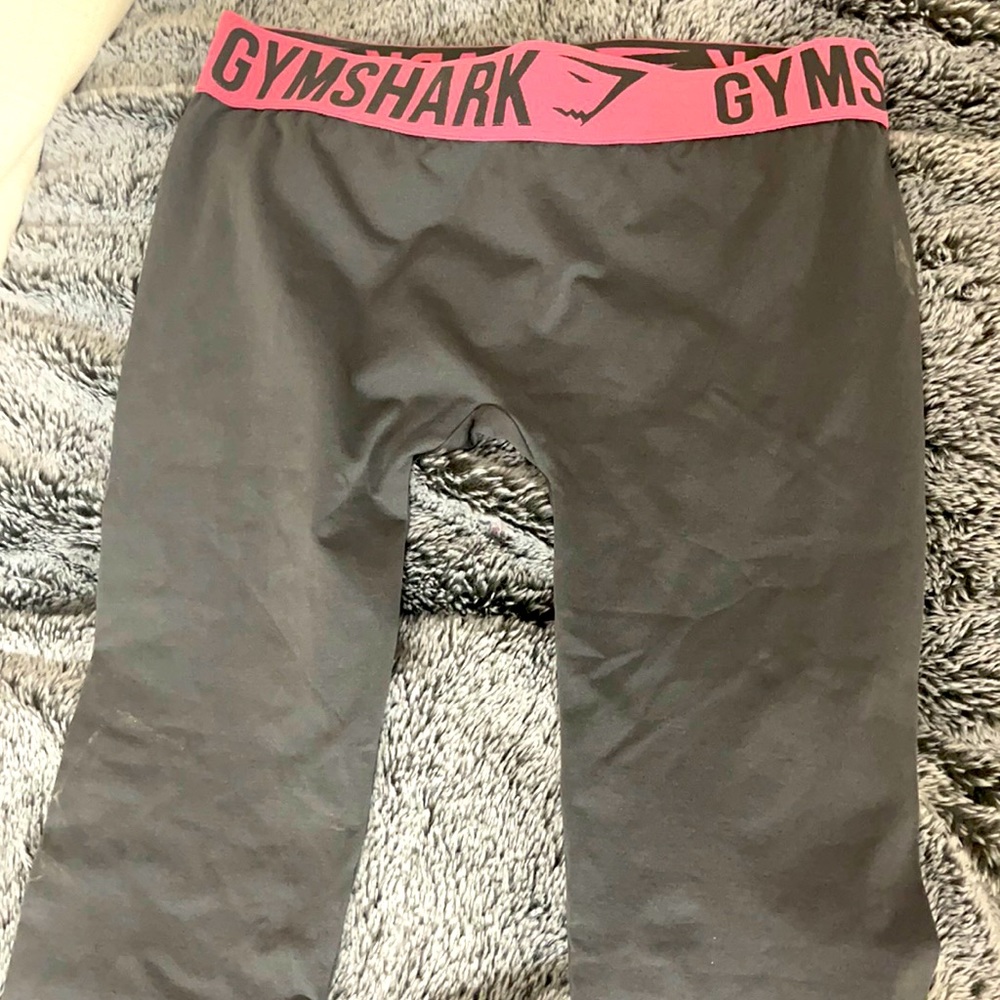 New S Gymshark Fit Gray Pink Leggings